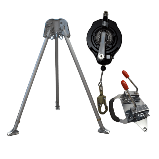 T3 Tripod, AB15RT 15m Fall Arrest Winch and T05T Brackets