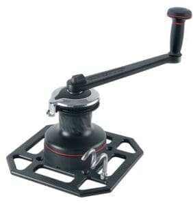 Traction winch 500 - Mounting plate w/40.2STA. Includes winch handle