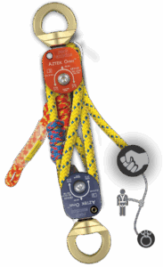 AZTEK Pulley Kit (1-Pulley Set, 1-Rope Set, 1-Aztek Bag)